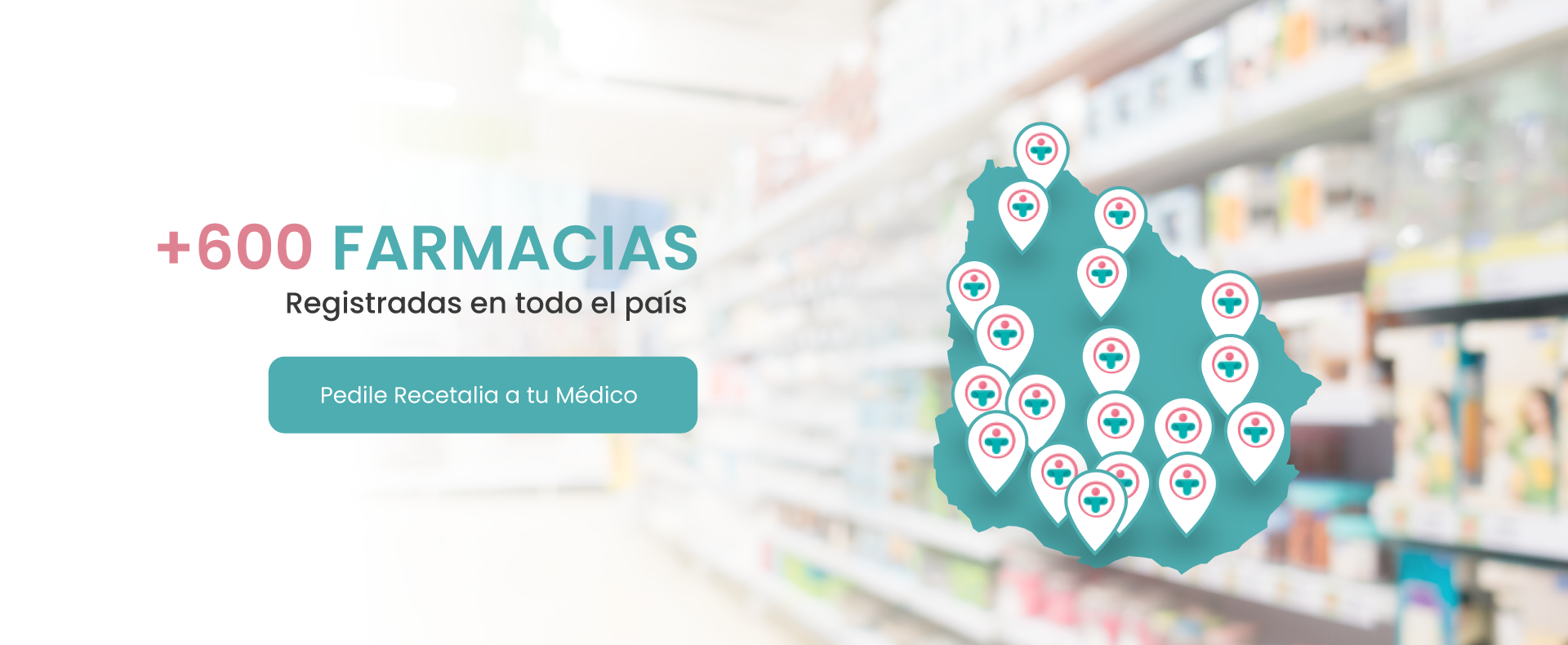 +500 farmacias en todo el pais - Recetalia